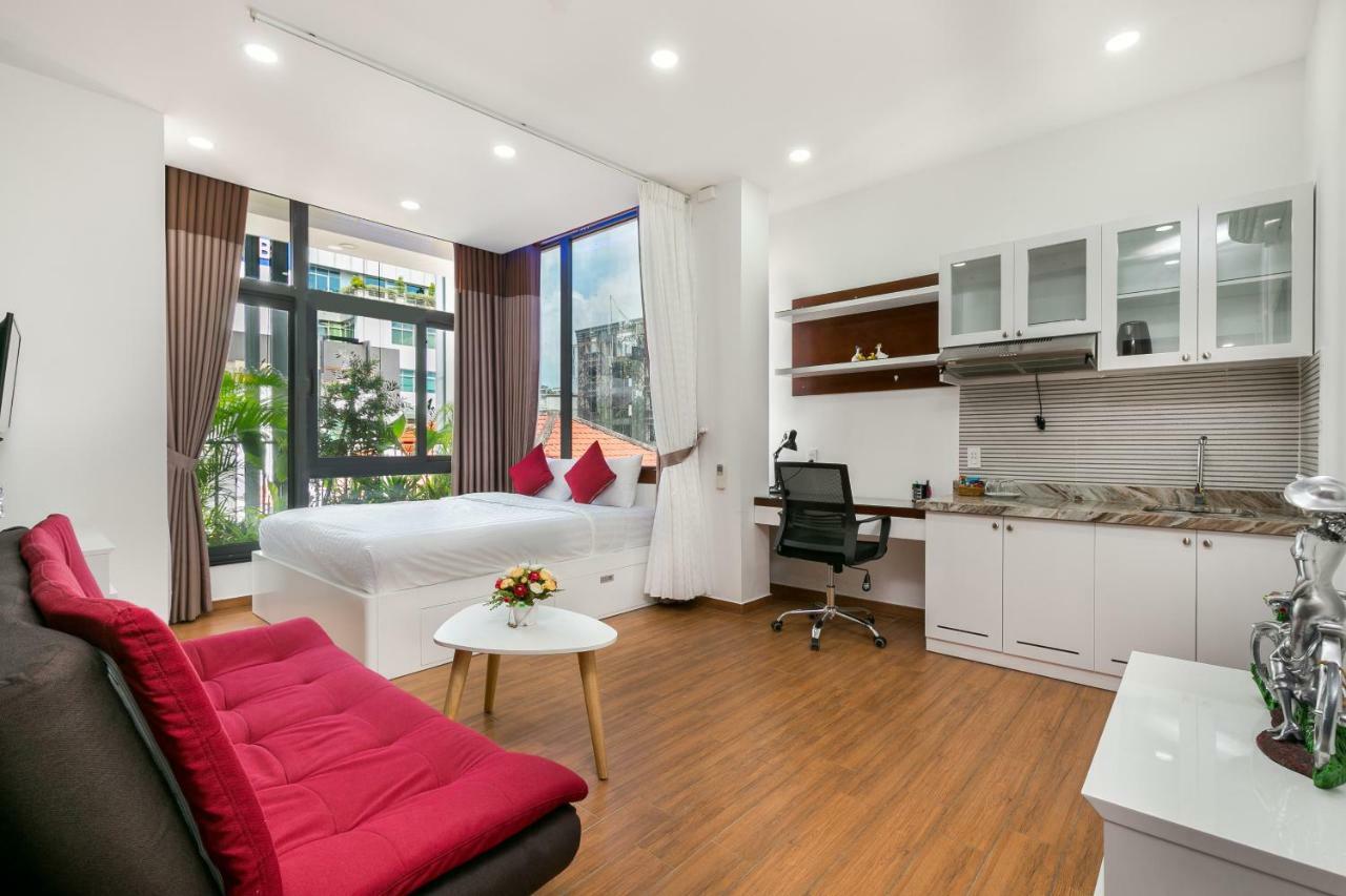 The Garden Building Aparthotel โฮจิมินห์ซิตี้ ภายนอก รูปภาพ