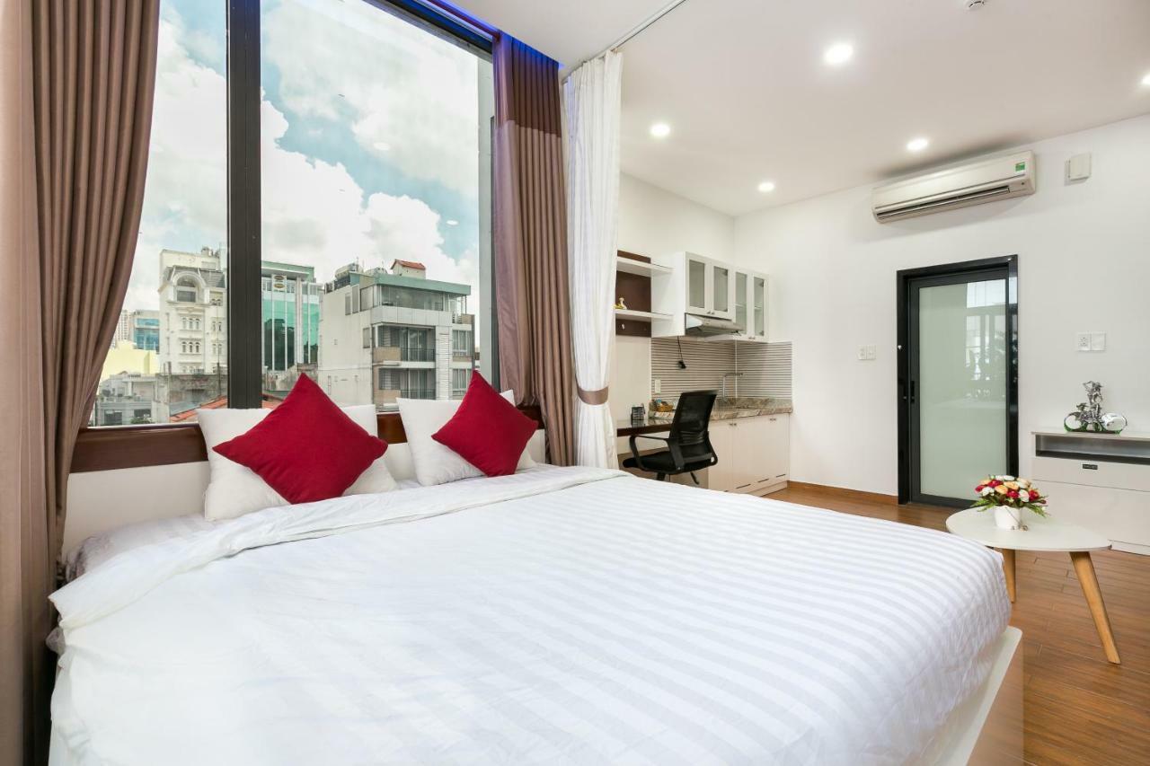 The Garden Building Aparthotel โฮจิมินห์ซิตี้ ภายนอก รูปภาพ